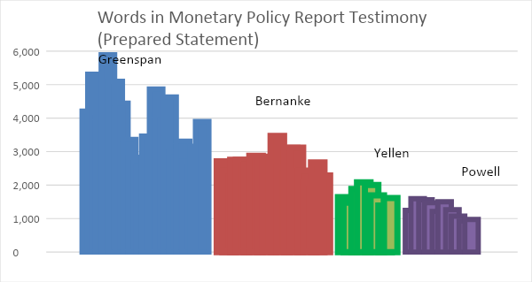 Descripción: Words In Monetary Policy Statement