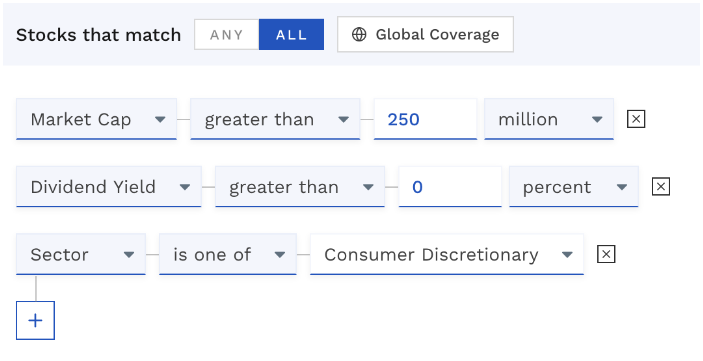 InvestingPro Filters