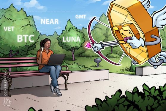 Las 5 principales criptomonedas a observar esta semana: BTC, LUNA, NEAR, VET,  GMT