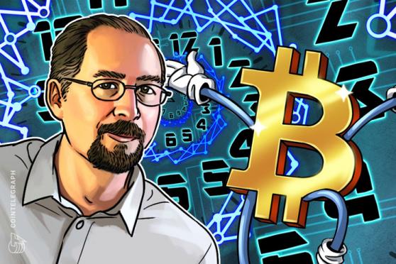 Adam Back, CEO de Blockstream, habla de Bitcoin en una partida de Jenga